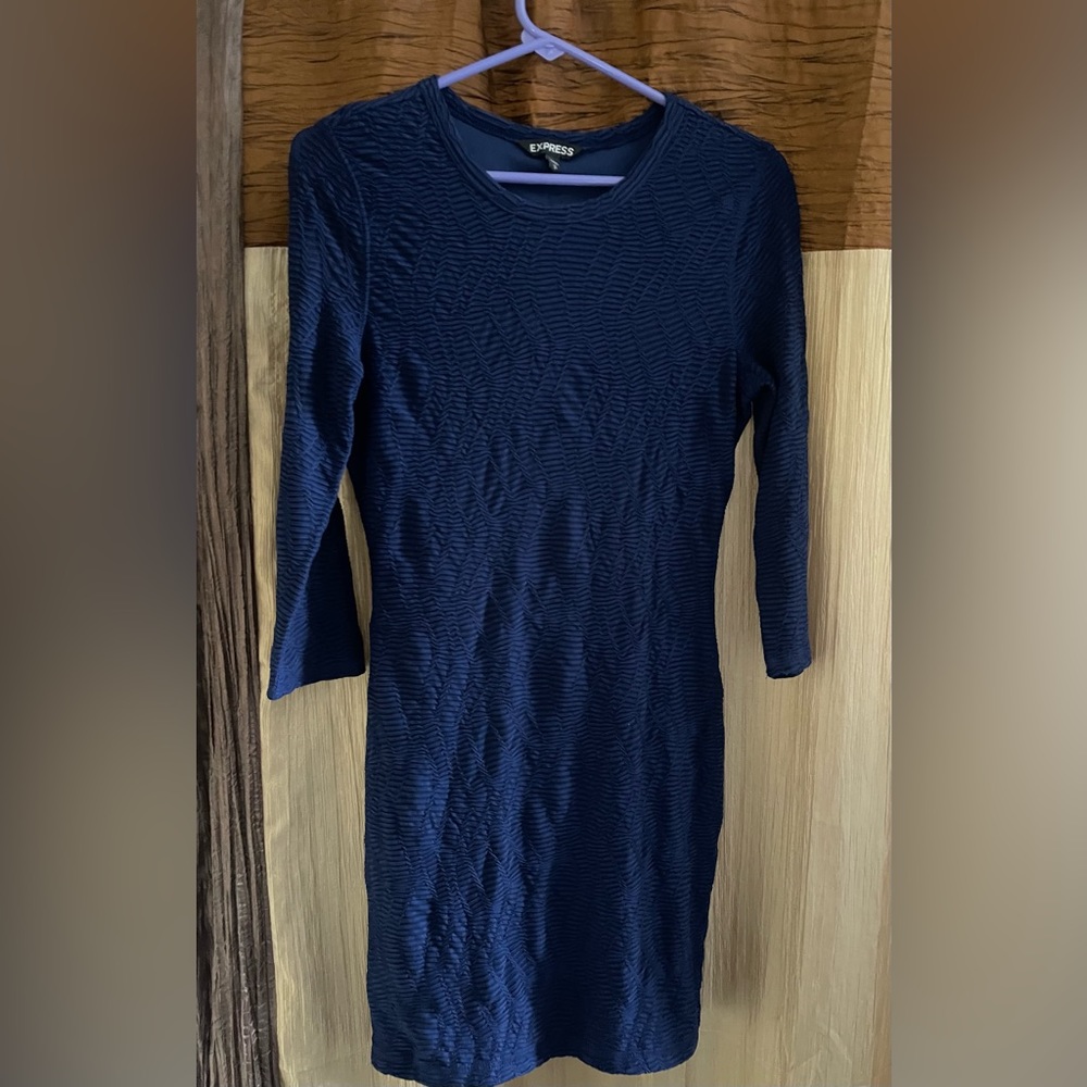 Express Navy Blue Dress